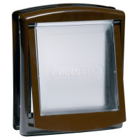 Petsafe Tierklappe 730 Original S - Katzenklappe - Braun&Transparent 730
