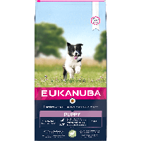 Eukanuba Premium Hundefutter mit Lamm & Reis Trockenfutter für sensible Welpen 2,5 kg