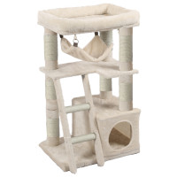 Adori Kratzbaum Loulou 55x40x95 cm - Kratzbäume - Elfenbein&Weiß