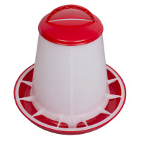 Olba Futtersilo Kunststoff Rot - Futtertrog - 1 kg