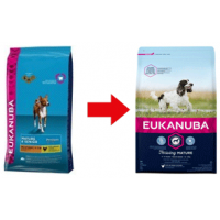 Eukanuba Mature Trockenfutter für reife mittlere Hunde mit frischem Huhn 3kg
