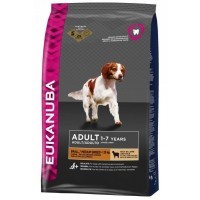 12kg Eukanuba Adult Small Medium Lamm/Reis