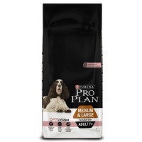 14 kg Pro Plan Hund Medium/Large Senior/Adult 7+ Sensitive Skin