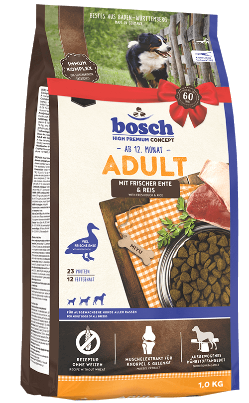 15 kg Bosch Adult Ente & Reis