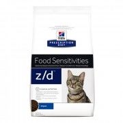 2 kg Hills Prescription Diet Feline Z/D Food Sensitivities