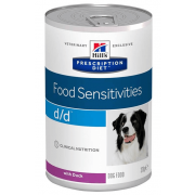 Hills Prescription Diet Canine D/D Food Sensitivities Ente&Reis 12x370 gr