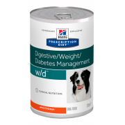 Hills Prescription Diet Canine W/D Low Fat/Diabetic/Gastrointestinal 12x370 gr