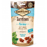 Carnilove Cat Soft Snack - Sardine with Parsley - 50 G
