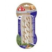 8in1 Delights Chicken Twisted Sticks gesunder Kausnack für Hunde 10 Stück (55 g)

