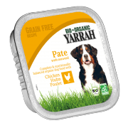 Yarrah Hund Pate Huhn mit Meeresalgen 12x150 gr