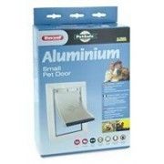 PetSafe Staywell Aluminium-Haustiertür Mit Magnetverschluss und 2 Verschlussoptionen Für Haustiere bis 7 kg Grösse S S (1er Pack)
