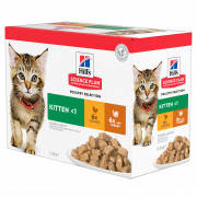 85g HILL'S SCIENCE PLAN Katze Kitten Huhn & Pute Nassfutter Multipack