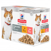 85g HILL'S SCIENCE PLAN Katze Young Adult Sterilised Cat Huhn & Lachs Nassfutter Multipack