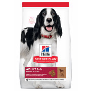 14kg HILL'S SCIENCE PLAN Hund Adult Medium Lamm & Reis Trockenfutter