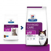 1,5 kg Hills Prescription Diet Feline Y/D Thyroid Care