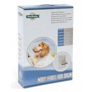 Petsafe Staywell Hundeklappe 620 Weiss Aluminium bis 18 kg