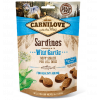 Carnilove Sardinen angereichert mit wildem Knoblauch Soft Snack für alle Hunde
