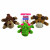 Kong Spielzeug Plüsch Cozie Naturals - Hundespielzeug - 15 cm Sortiert