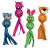 Kong Wubba Ballistic Friend Assorti - Hundespielzeug - Xlarge