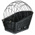 Trixie Fahrradkorb für Gepäckträger - Hunde-Fahrradzubehör - 35x49x55 cm Schwarz
