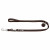 Hunter Verstellbare Führleine Leder Dunkelbraun - Hundeleine - 200x1.3 cm