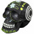 Aqua Della Dia De Los Muertos Schädel 4 - Aquarium - Ornament - 16,7x11,7x13,2 cm