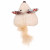 Flamingo Vinta Maus + Feder - Katzenspielzeug - Beige