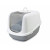 Savic Katzentoilette Nestor Jumbo 66.5x48.5x46.5 cm - Katzenklo - Grau&Weiß