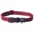 Rogz Air Tech Halsband Schwarz&Dunkelrot - Hundehalsband - 43-70 cm
