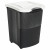 Rotho Mypet Futtercontainer Schwarz&Weiß - Hundefutterbehälter - 38 l