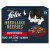 Felix Mahlzeitbeutel Köstliche Streifen Farm Auswahl Box - Katzenfutter - Rind Huhn Ente 12x85 g