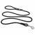 Curli Stretch Comfort Leine Schwarz - Hundeleine - 180x0.8 cm Rund Nylon Ø 8 Mm