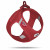 Curli Clasp Vest Harness Clasp Air-Mesh Rot - Hundegeschirr - M