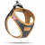 Curli Apple Leder Geschirr Schwarz - Hundegeschirr - 30.2-33.8 cm