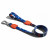 Zee.Dog Atlanta Leine Mehrfarbig - Hundeleine - 120x2,5 cm