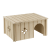 Ferplast Kaninchenhaus Sin 4646 - Käfigzubehör - 34.5x24x16.5 cm