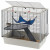 Ferplast Frettenkäfig Furat - Tierunterkunft - 78x48x70 cm Grau