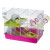 Ferplast Hamsterkäfig Laura - Tierunterkunft - 46x29.5x37.5 cm Rosa