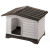 Ferplast Dogvilla Grau&Braun - Hundehütte - 111x84x79 cm