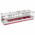 Ferplast Kaninchenkäfig Krolik 200 - Tierunterkunft - 205x60x50 cm Rot