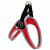Tre Ponti Fibbia Basic Geschirr Rot&Reflexion - Hundegeschirr - 37 - 50 cm Bis 6 kg