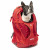 Kurgo G-Train K-9 Rucksack - Hunderucksack - Rot