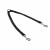 Adori Koppelset Nylon Schwarz - Duo Hundeleine - 33-50X2.0 cm