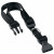 Adori Klickhalsband Nylon Schwarz - Hundehalsband - 30-44X1.5 cm