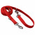 Adori Trainingsleine Nylon Rot - Hundeleine - 120-200X2,0 cm