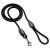 Adori Führleine Nylon Rund Schwarz - Hundeleine - 130X1.3 cm