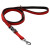 Adori Trainingsleine Nylon Soft Rot&Schwarz - Hundeleine - 200X2,0 cm