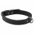 Adori Halsband Fettleder Mit Print Schwarz - Hundehalsband - 35x1.4 cm