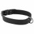 Adori Halsband Fettleder Mit Print Schwarz - Hundehalsband - 55x2.5 cm