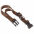 Adori Klickhalsband Nylon Braun - Hundehalsband - 23-33X1.0 cm
